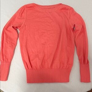 Sonoma Women's Coral Crew Neck Sweater